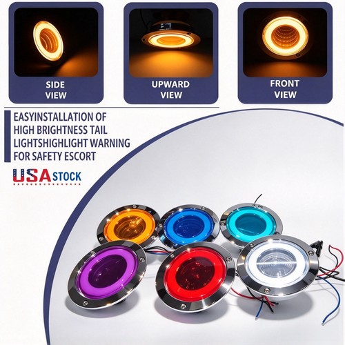 Round led truck - 2x,